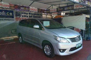 2012 Toyota Innova 2.0 G MT Gas - Automobilico Sm City Bicutan