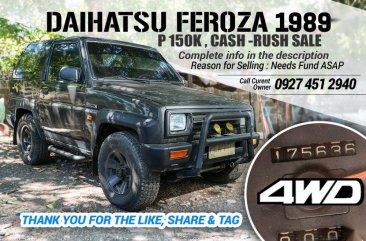 Daihatsu Feroza 4WD 1989 for sale 