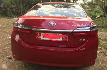 Selling Red Toyota Corolla Altis 2018 Automatic Gasoline in Manila