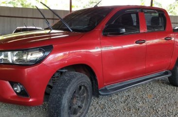 Red Toyota Hilux 2018 for sale in Quezon City