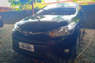 Black Toyota Vios 1.3 E 2016 for sale 