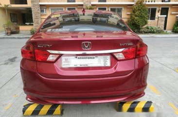 Red Honda City 2017 Automatic Gasoline for sale 