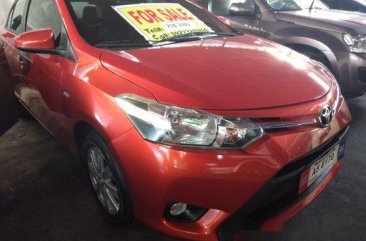 Orange Toyota Vios 2018 Manual Gasoline for sale in Quezon City