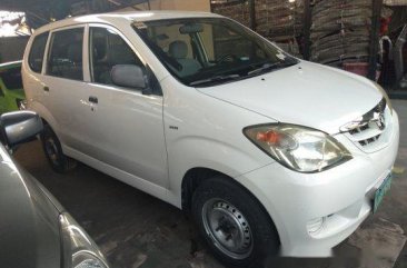 White Toyota Avanza 2009 Manual Gasoline for sale in Quezon City