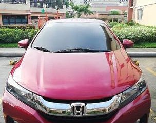 Red Honda City 2017 Automatic Gasoline for sale 