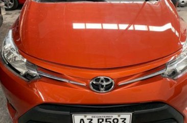 Orange Toyota Vios 2018 Automatic Gasoline for sale in Quezon City