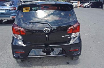 Black Toyota Wigo 2017 Manual Gasoline for sale in Pasig