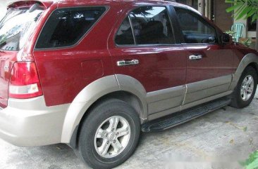 Red Kia Sorento 2005 at 122200 km for sale