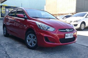 Selling Red Hyundai Accent 2017 Automatic Gasoline 