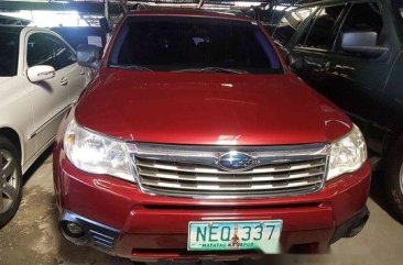 Selling Red 2009 Subaru Forester at 98000 km in Pasig