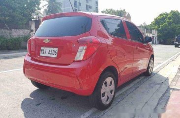 For sale Red 2017 Chevrolet Spark in Quezon City