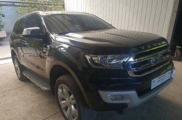 Black Ford Everest 2016 at 30000 km for sale in Pasig