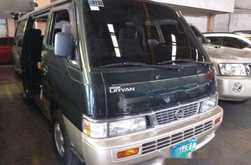 Green Nissan Urvan Escapade 2013 Manual Diesel for sale in Quezon City