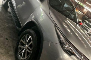 Silver Toyota Fortuner 2017 Automatic Diesel for sale in Quezon City