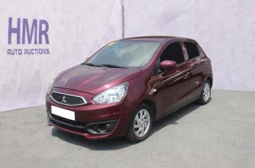 Selling Red 2017 Mitsubishi Mirage at 51194 km in Muntinlupa