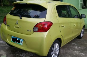 Selling Mitsubishi Mirage 2013 Hatchback Automatic Gasoline in Bayambang