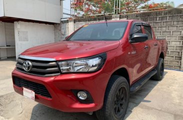 Selling Red 2018 Toyota Hilux in Quezon City