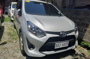 Silver Toyota Wigo 2019 Manual Gasoline for sale in Quezon City