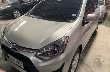 Silver Toyota Wigo 2019 for sale in Manual