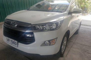 White Toyota Innova 2016 at 50000 km for sale