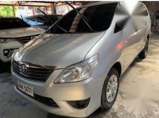 Silver Toyota Innova 2014 Manual Diesel for sale in Quezon City