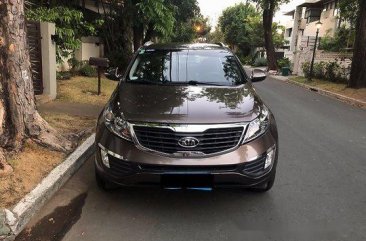 Brown Kia Sportage 2012 for sale 