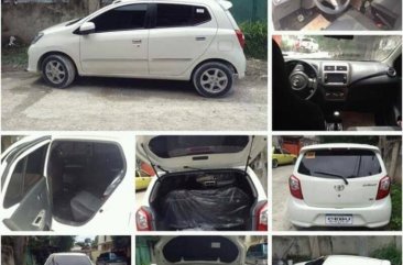 White Toyota Wigo 2016 for sale 