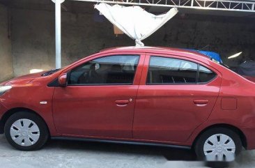 Red Mitsubishi Mirage G4 2015 Manual Gasoline for sale in General Salipada K. Pendatun