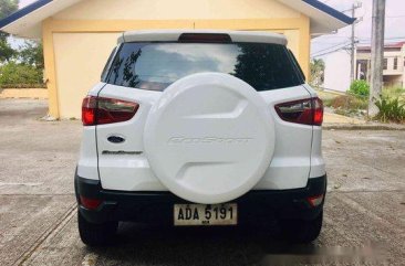 White Ford Ecosport 2015 Manual Gasoline for sale in Las Pinas