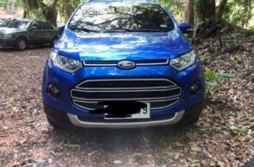 Blue Ford Ecosport 2015 for sale 