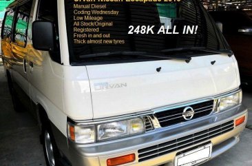 Selling Nissan Urvan Escapade 2015 Manual Diesel in Marikina