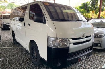 Selling White Toyota Hiace 2018 Manual Diesel in Quezon City