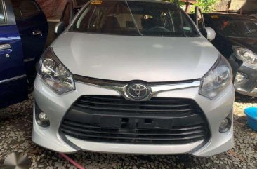 Silver Toyota Wigo 2018 Manual Gasoline for sale in Quezon City