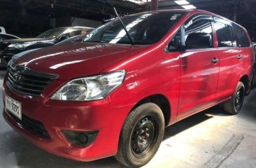 Red Toyota Innova 2016 Manual Diesel for sale in Quezon City