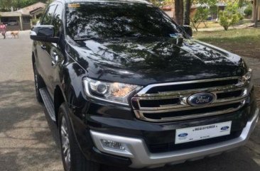 Selling Black Ford Everest 2016 Automatic Diesel in Las Piñas