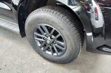 Selling Black Toyota Fortuner 2015 in Quezon City