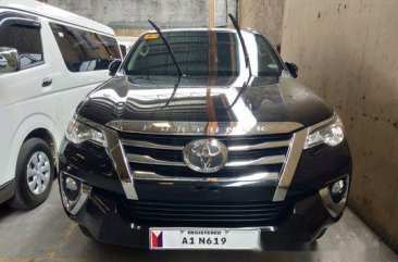 Selling Black 2018 Toyota Fortuner in Quezon City