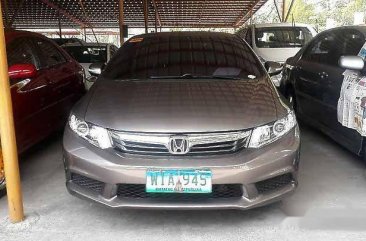 Selling Grey Honda Civic 2013 Automatic Gasoline for sale 