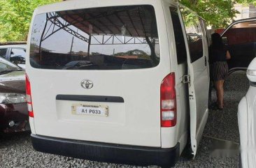 Selling White Toyota Hiace 2018 at 15000 km in Quezon City