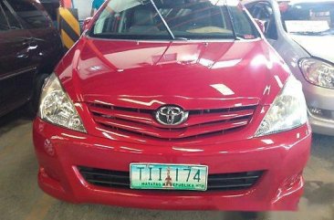 Selling Red Toyota Innova 2011 Manual Diesel