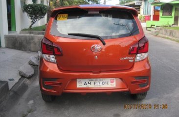 2nd Hand Toyota Wigo 2018 Manual Gasoline for sale in Angeles