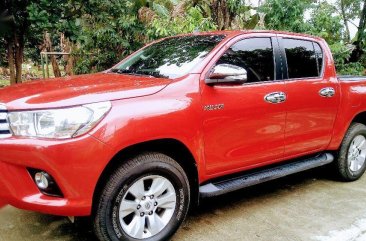 Sell 2nd Hand 2016 Toyota Hilux Automatic Diesel at 33000 km in Davao City