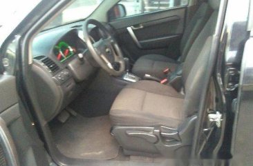 Selling Black Chevrolet Captiva 2009 Automatic Diesel at 74631 km