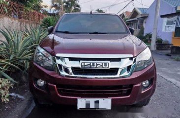 Sell Red 2014 Isuzu D-Max at Automatic Diesel at 48000 km in Angeles City
