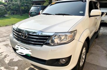 Pearl White Toyota Fortuner Automatic Gasoline for sale in Manila