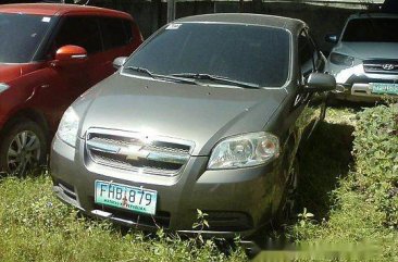 Sell Silver 2011 Chevrolet Aveo at Manual Gasoline at 102769 km for sale