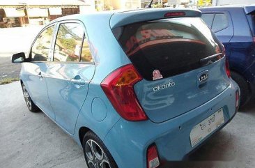 Sell Blue 2017 Kia Picanto at Automatic Gasoline at 7000 km