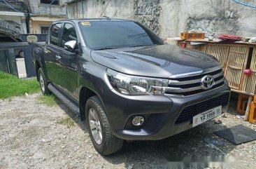 Selling Grey Toyota Hilux 2016 in Taguig