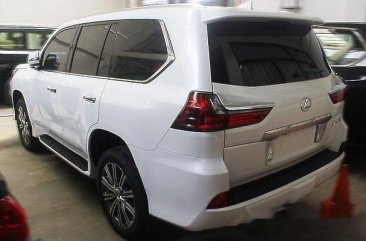 Selling White Lexus Lx 570 2018 for sale