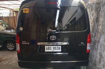 Selling Black Toyota Hiace 2016 Manual Diesel for sale in Taguig